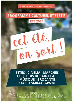 Saint Laurent Du Pont - Programmation Ete 2024