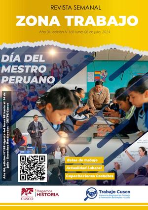 Revista de Empleo "Zona Trabajo Cusco" - Edición N°168