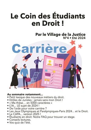 Le Coin des Étudiants en Droit 4, été 2024