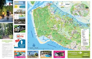 Plan des pistes cyclables Les Mathes-La Palmyre 2024