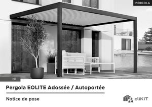 Notice Pergola Bioclimatique EOLITE | CliKIT