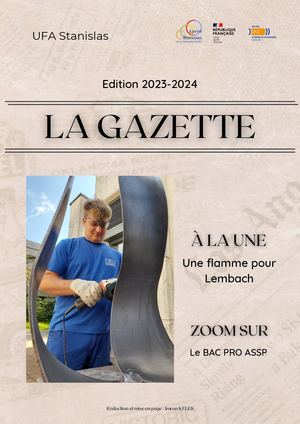 La Gazette de l'UFA Stanislas 2023