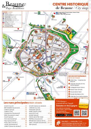 Plan Centre Beaune