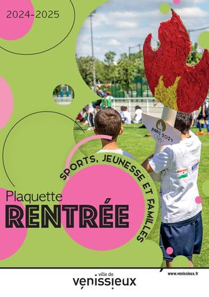 Plaquette Sports, Jeunesse et Familles