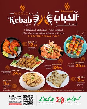 World Kebab Day @LuLu Riyadh, Hail, Al-Kharj & Unaizah