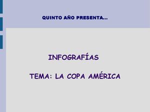 Infografías sobre la Copa América