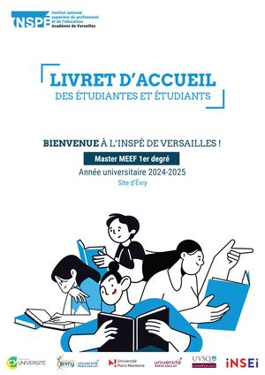 ÉVRY MEEF 1er degré 24-25