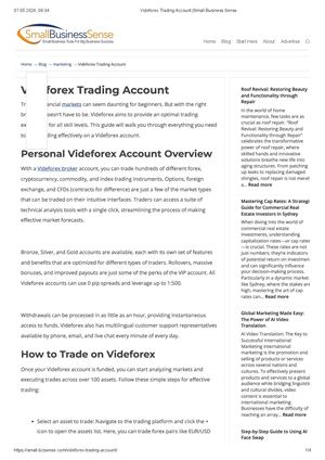 Videforex Copy Trading