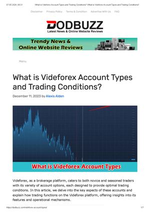 What Is Videforex