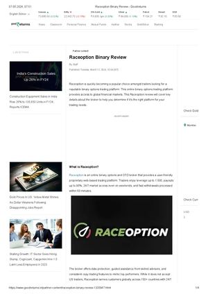 Raceoption Review