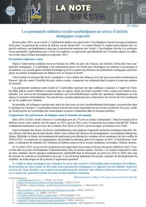 LA NOTE DU CESA N°565