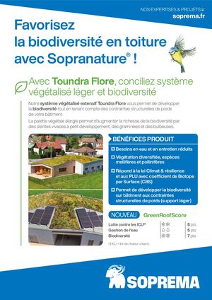 Flyer Sopranature - Toundra Flore - Biodiversité