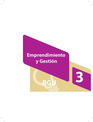 Texto 3ero Bgu Emprendimiento Y Gestion