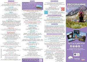 Programme Animations Du 13 Au 19 Juillet 2024