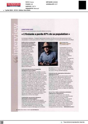 Sciences Et Avenir La Recherche Hors Serie Hors Serie ITW C. SAND