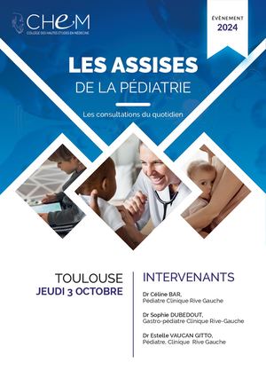 Flyer Assises Pédiatrie Tome1 Deuxieme Semestre 2024
