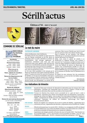 BULLETIN MUICIPAL TRIMESTIEL AVR-MAI-JUI