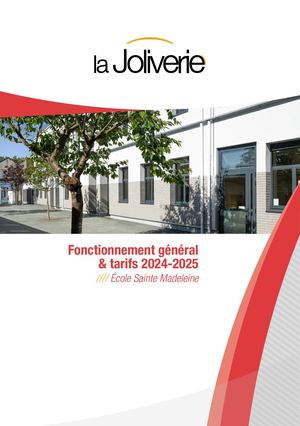 LIVRET RENTRÉE - ÉCOLE