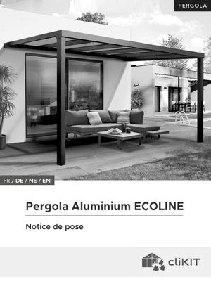 Notice Pergola Aluminium ECOLINE | CliKIT
