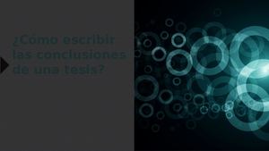 15 Cómo Escribir Las Conclusiones De Una Tesis