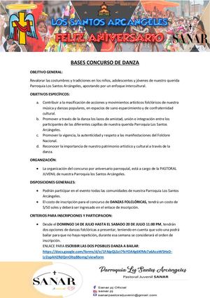 Bases Concurso De Danza