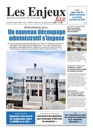 LES ENJEUX ECO N°423