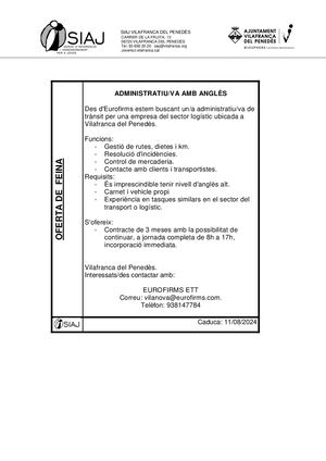 Ofertes De Feina 12 07 24