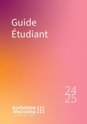 Guide Étudiant 2024-25