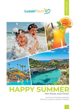 Luxair Tours Happy Summer-Katalog 24/25