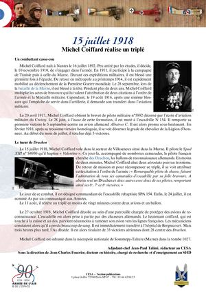 15 Juillet 1918 Michel Coiffard