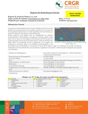 20241107 Reporte de Situación lluvias