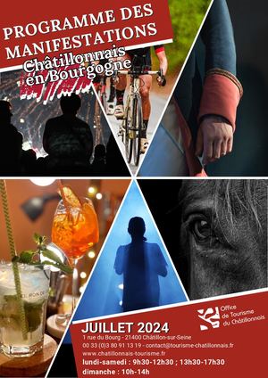 Programme Manifestations Juillet 2024