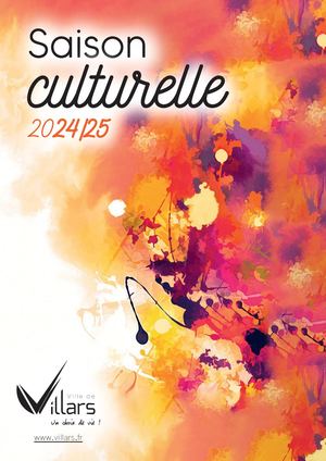 Programme Saison culturelle 2024-2025 de Villars