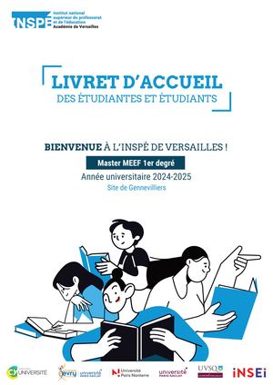 Gennevilliers MEEF 1ER degré 24-25