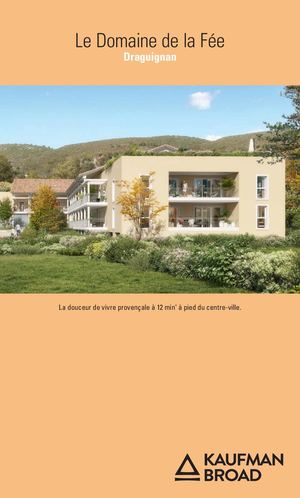 71121 Plaquette commerciale Draguignan - Le Domaine de la Fée