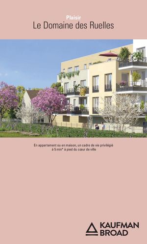 29361 Plaquette commerciale Plaisir- Le Domaine des Ruelles