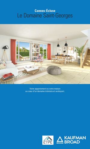 29591 Plaquette commerciale Cannes Ecluse - Le Domaine Saint-Georges