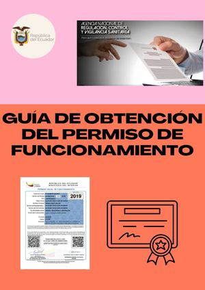 Guía de usuario para permiso de funcionamiento