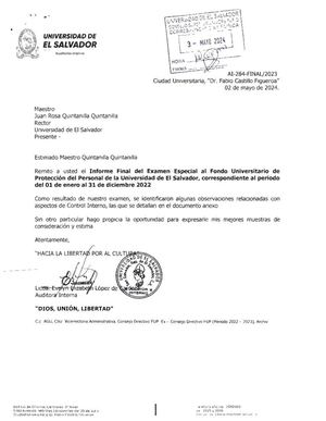 Irregularidades en la FUP UES - Informe 2024