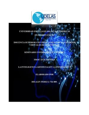 La Inteligencia Artificial En La Informatica