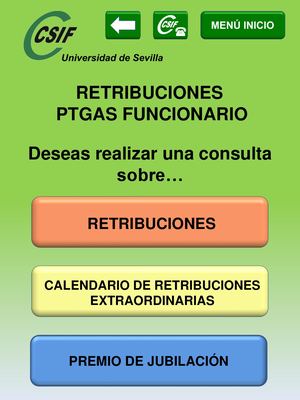 Retribuciones PTGAS Funcionario 2024