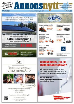 Annonsnytt V29 2024