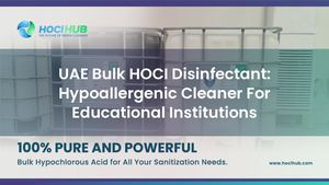 UAE Bulk HOCI Disinfectant: Hypoallergenic Cleaner For Educational Institutions