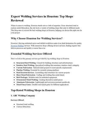 Expert Welding Services In Houston Top Shops Reviewed (1)
