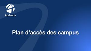 Plan D’accès Des Campus Paris