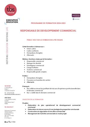 Programme Détaillé RDC 2024 2025