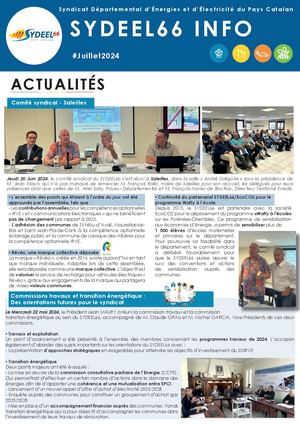 Sydeel66 Info Juillet 2024