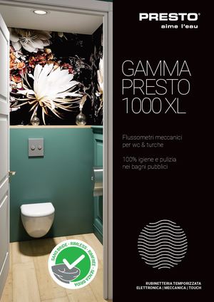 Flussometri per wc & turche P1000XL