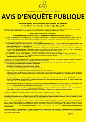 Avis Enquête Publique Site Internet Cmb