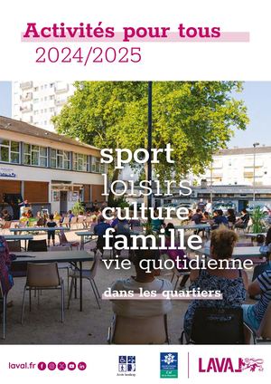 Plaquette d'activités dans les quartiers - 2024-2025